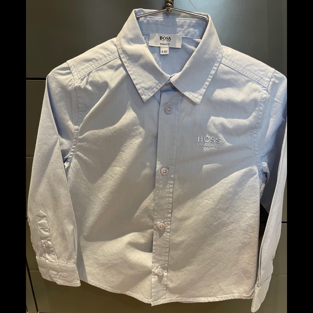 Hugo boss toddler boys dress shirt size 4(102cm)
